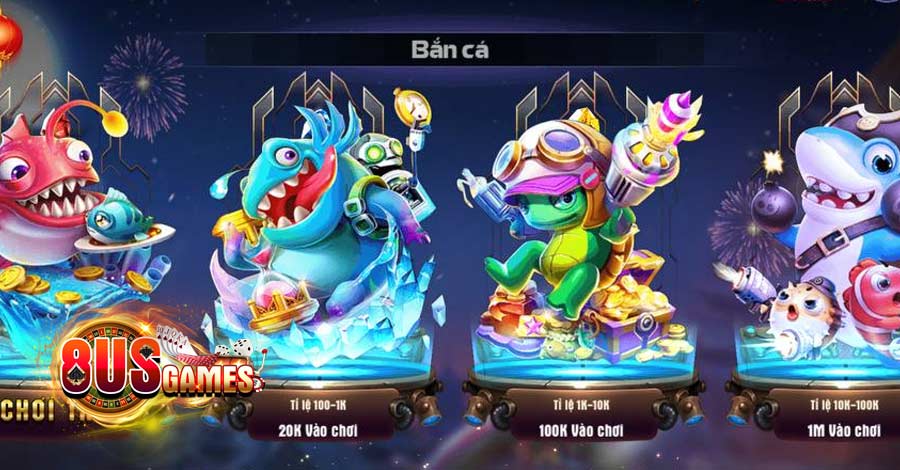 Bắn Cá ăn tiền 8US