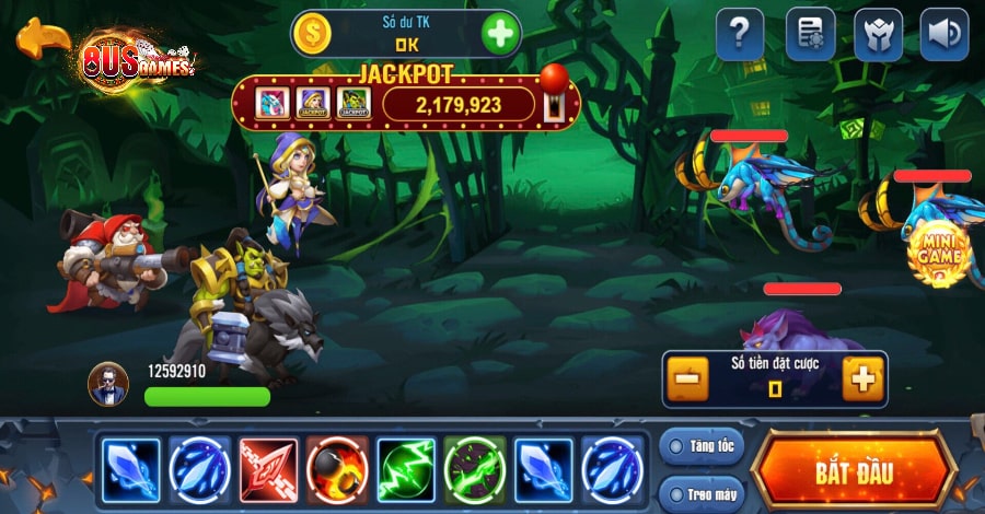 Luật chơi game Ma Thú Wow 8US cơ bản nhất