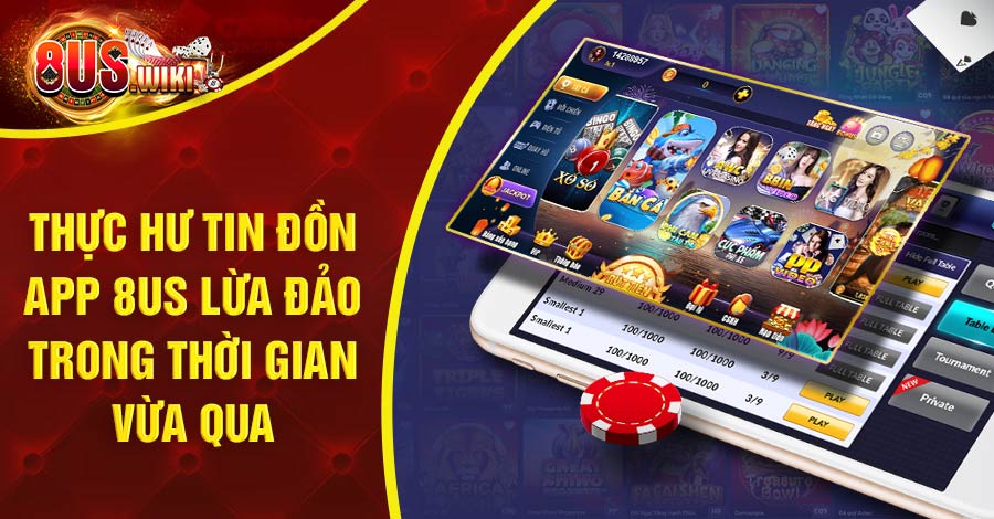 App 8US lừa đảo
