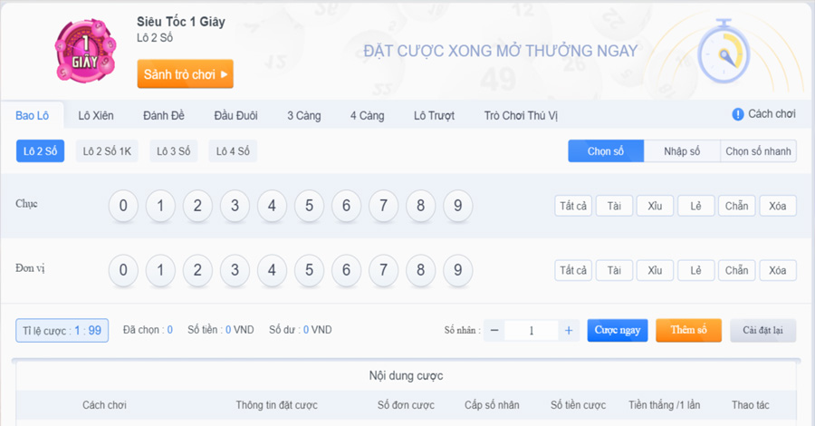 Xổ Số Siêu Tốc Cược Nhanh Chóng, Tiền Thưởng Đầy Túi 7 8US.VN xổ số siêu tốc 1 giây