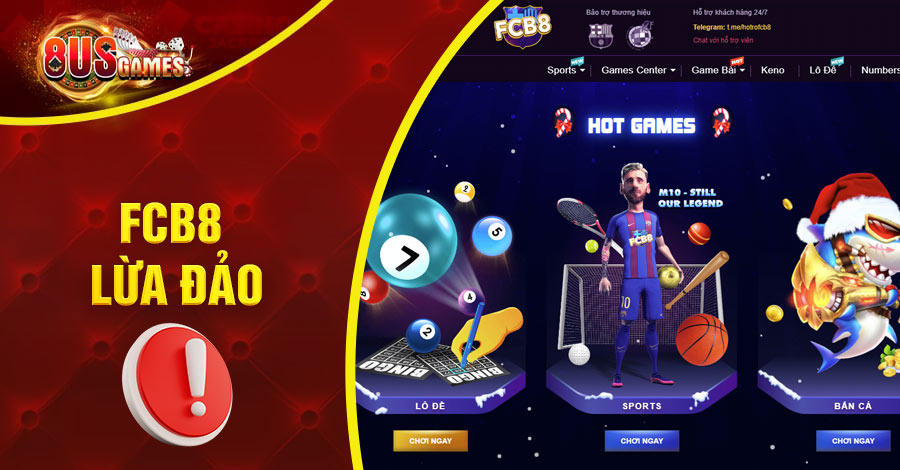 thông tin FCB8 lừa đảo
