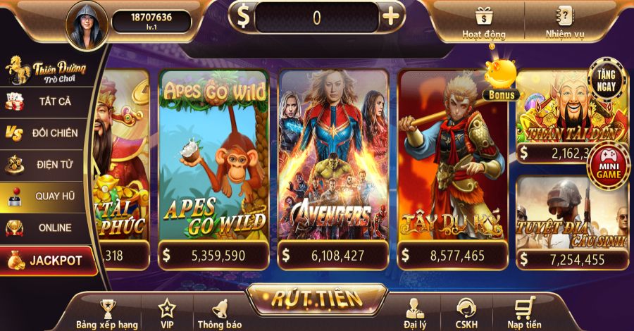 Tại cổng game sở hữu rất nhiều bộ môn Slot khác nhau